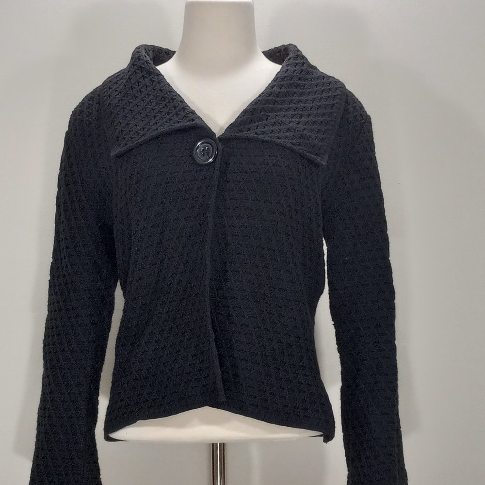 JM Collection One-button Cardigan, Size M